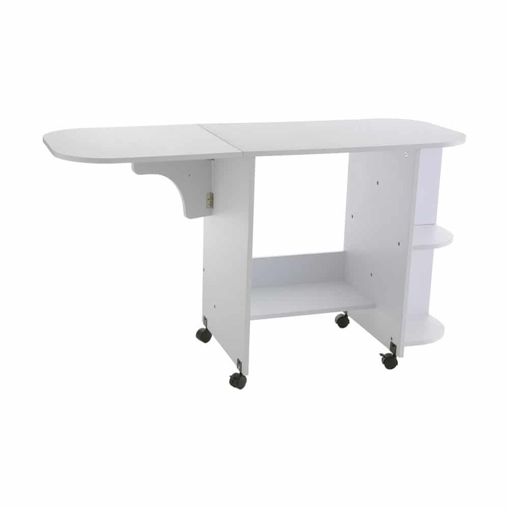 Southern Enterprises Eaton Rolling Craft Station Sewing Table