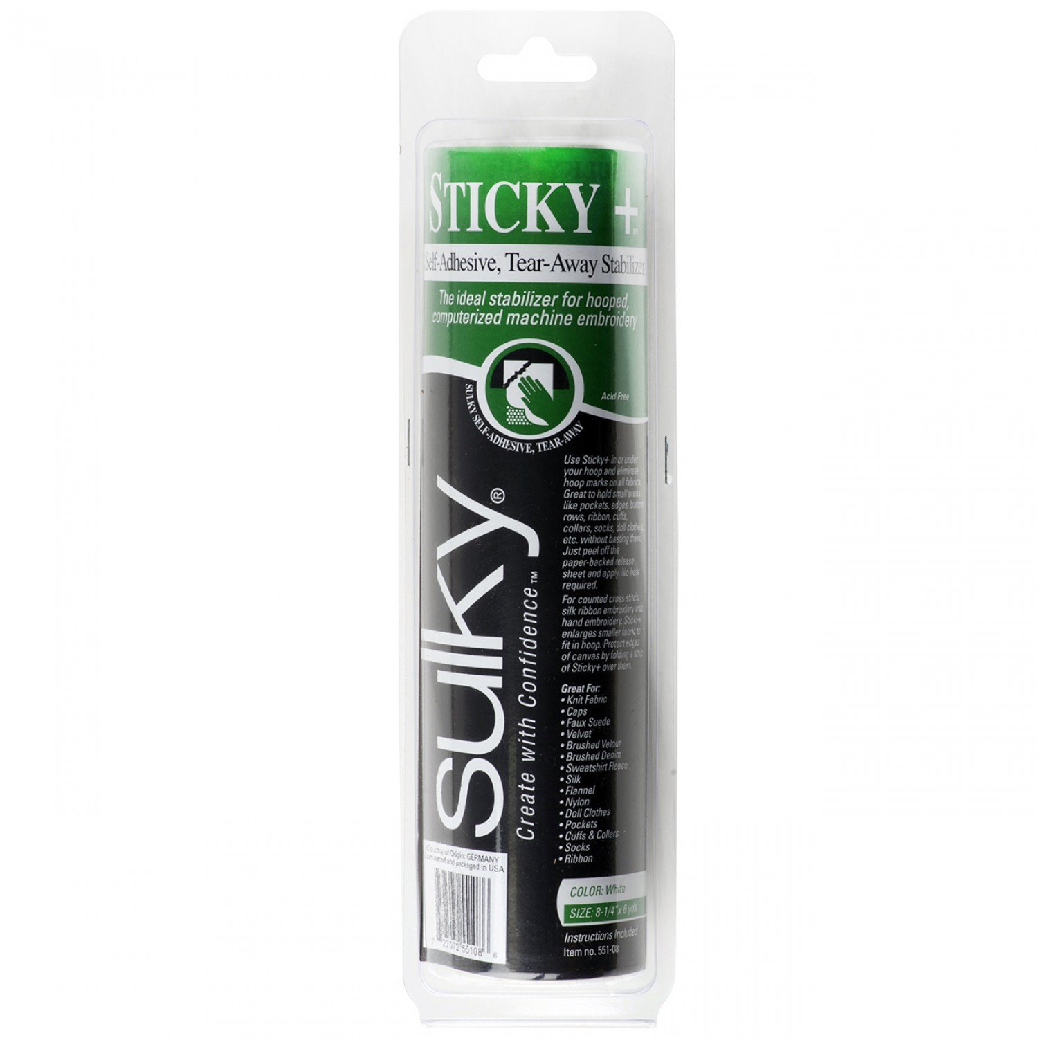 Sulky Sticky Self-Adhesive Tear-Away Stabilizer
