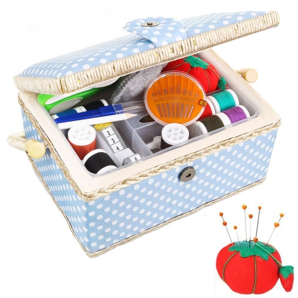 Sewkit Large Sewing Basket with Accessories