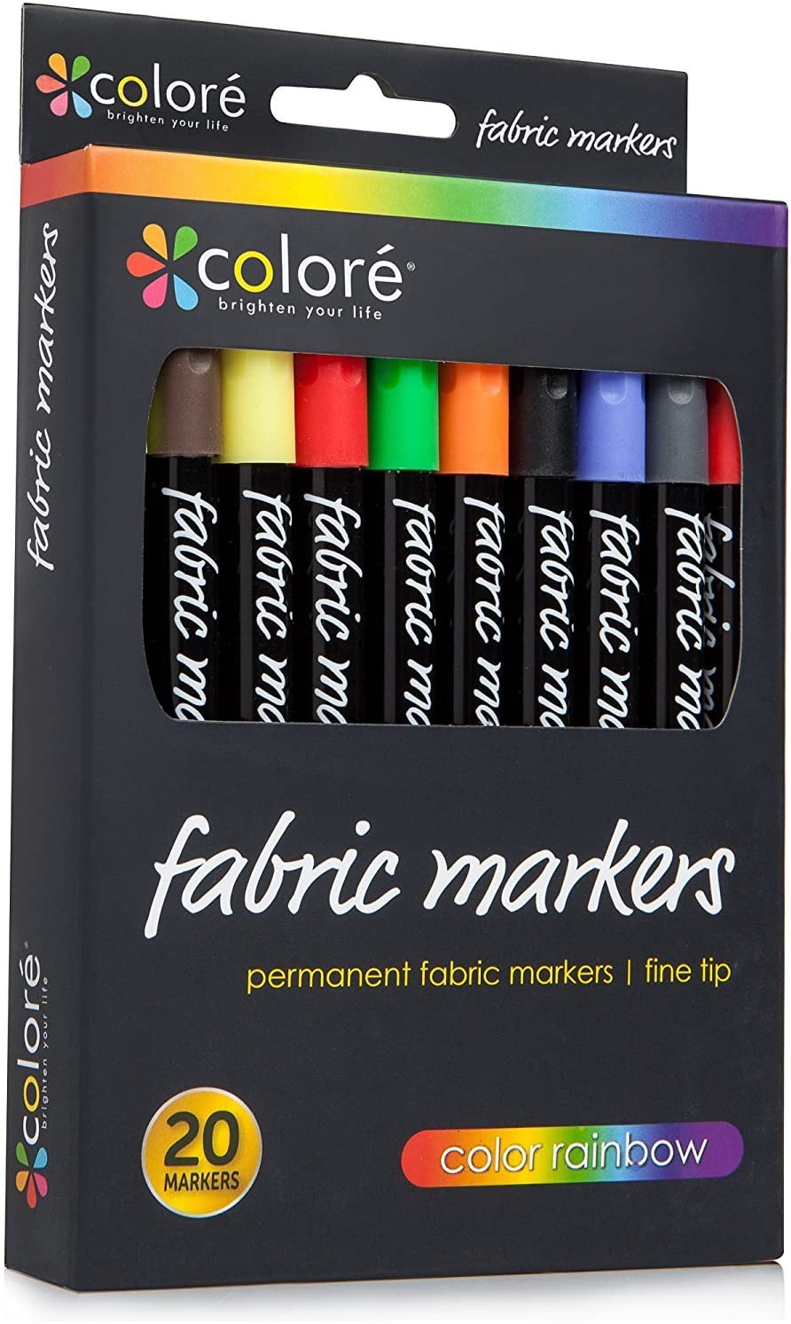 Colore Permanent Fabric Markers