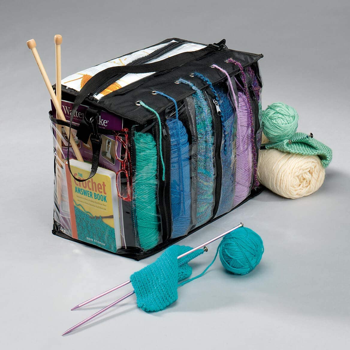 Miles Kimball Knitting Tote Bag