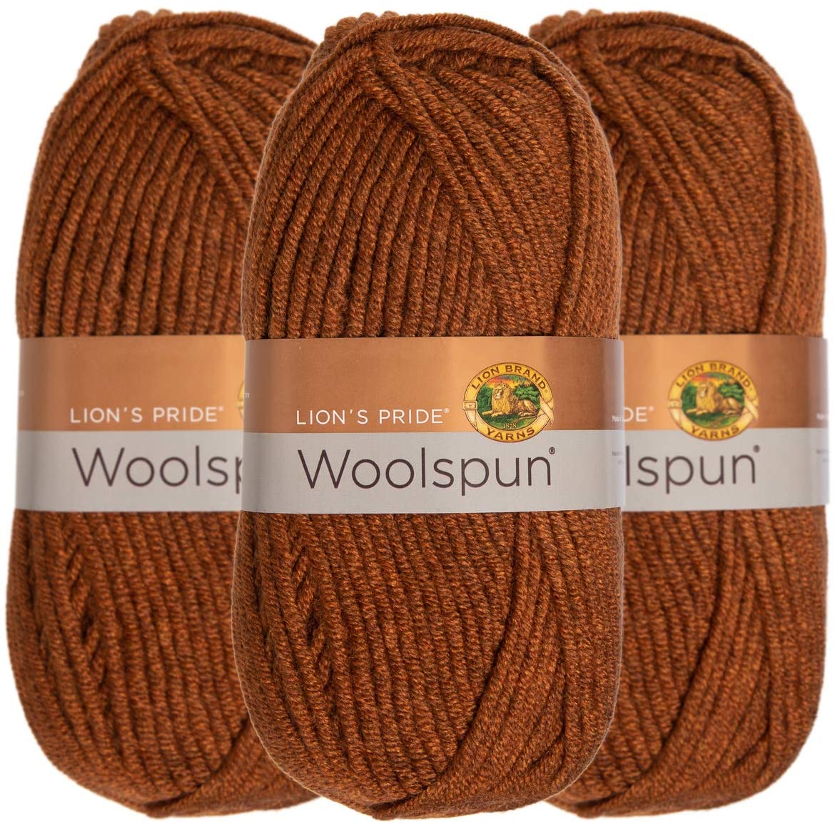Lion Brand Woolspun Acrylic & Wool Soft Yarn