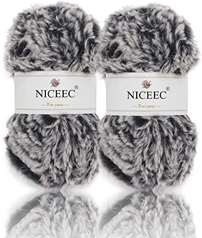 NICEEC Super Soft Fur Yarn