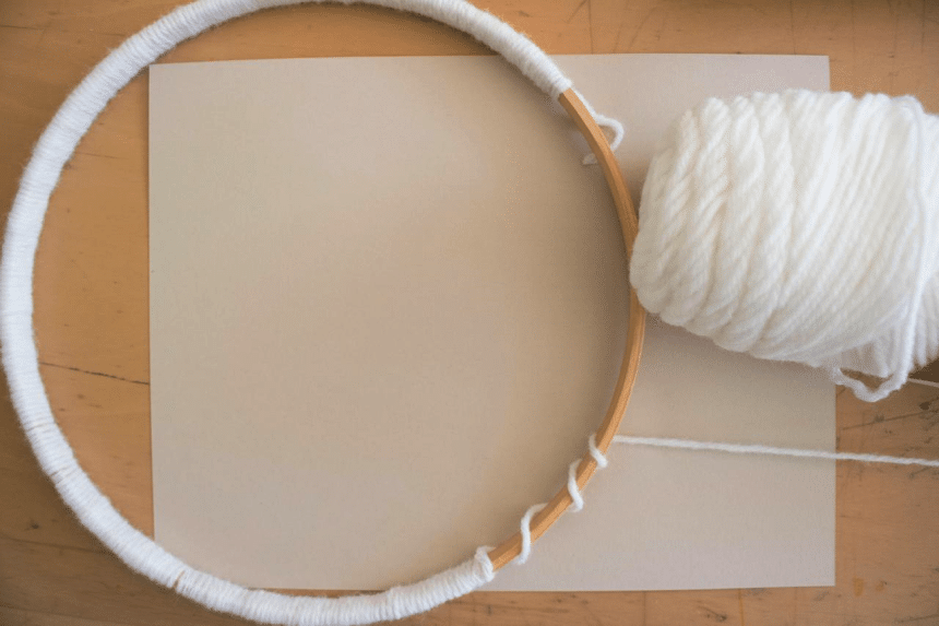 How To Finish Embroidery Hoop and Make It Into a Piece of Art