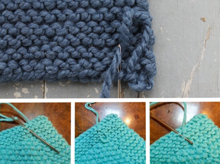 How to Finish Knitting Binding Off, Weaving, Blocking, Seaming