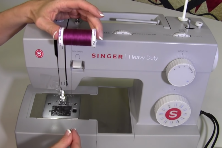 How to Thread Singer Heavy Duty Sewing Machine in a Few Steps