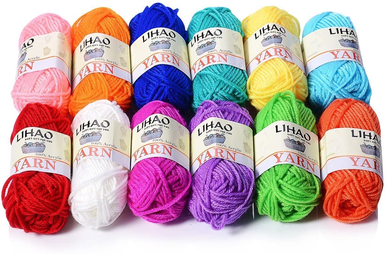 LIHAO Skeins Mini Yarn