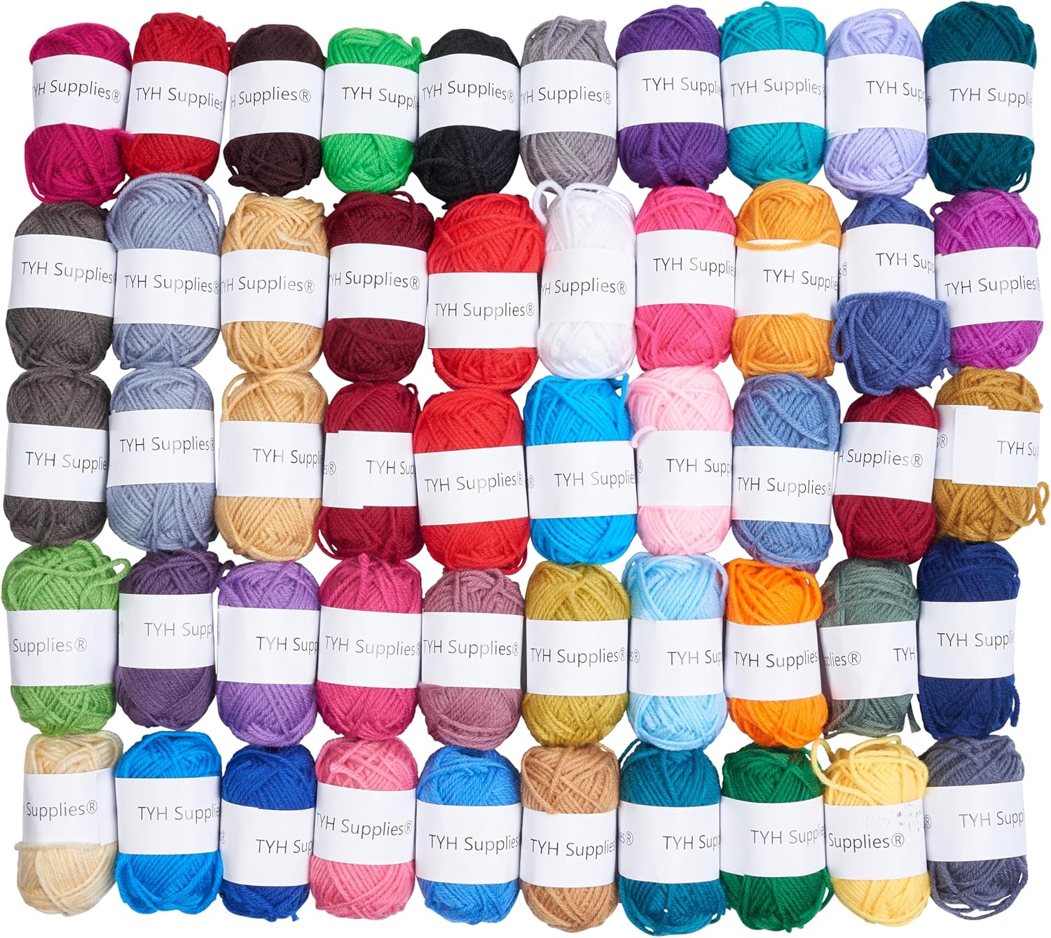 TYH supplies 50-Pack multicolor yarn
